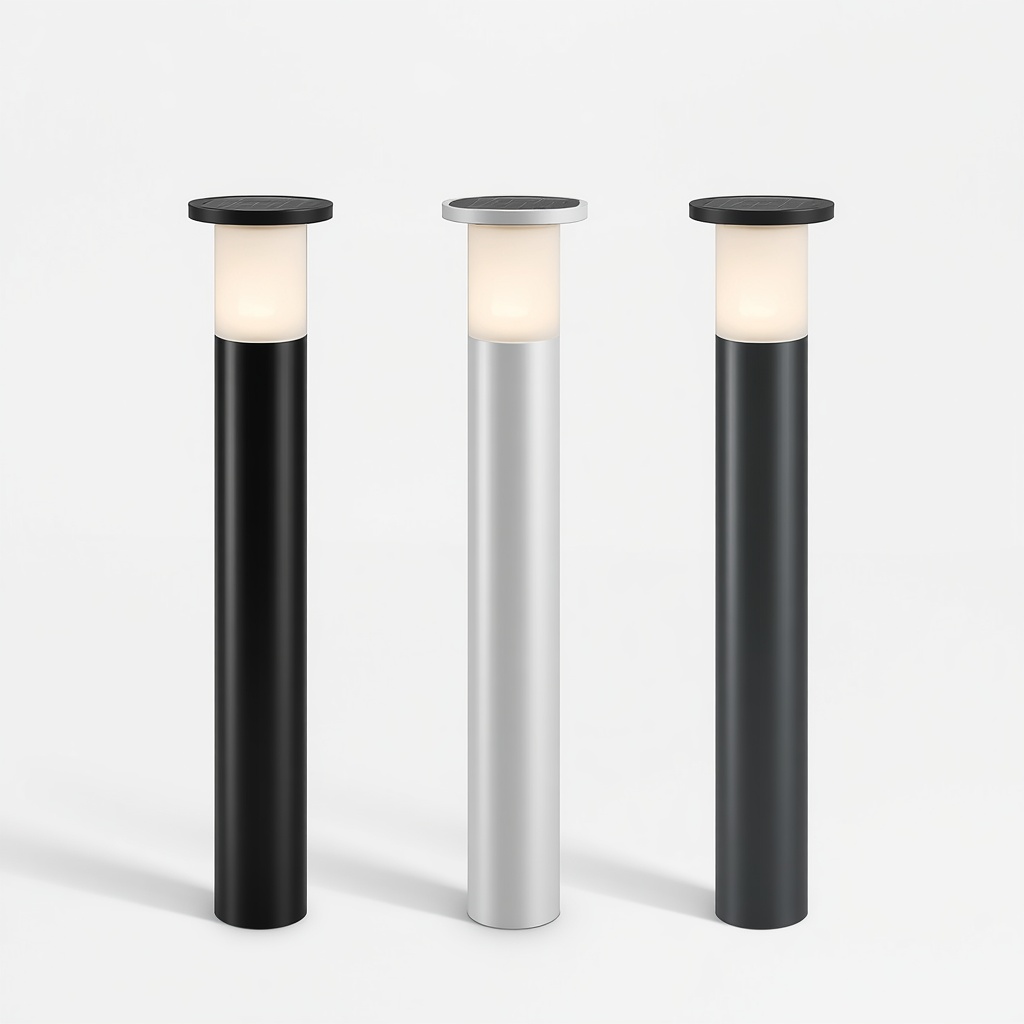 Solar Courtyard Column Light
