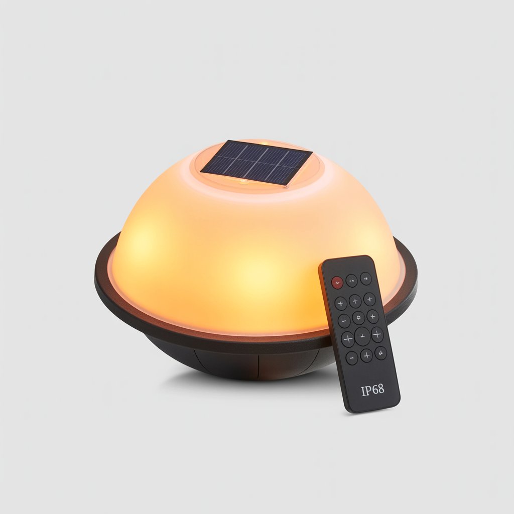 Solar Pool Float Light