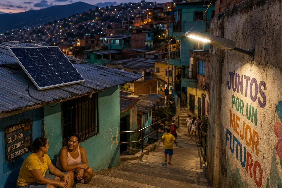 Split Solar Street Light