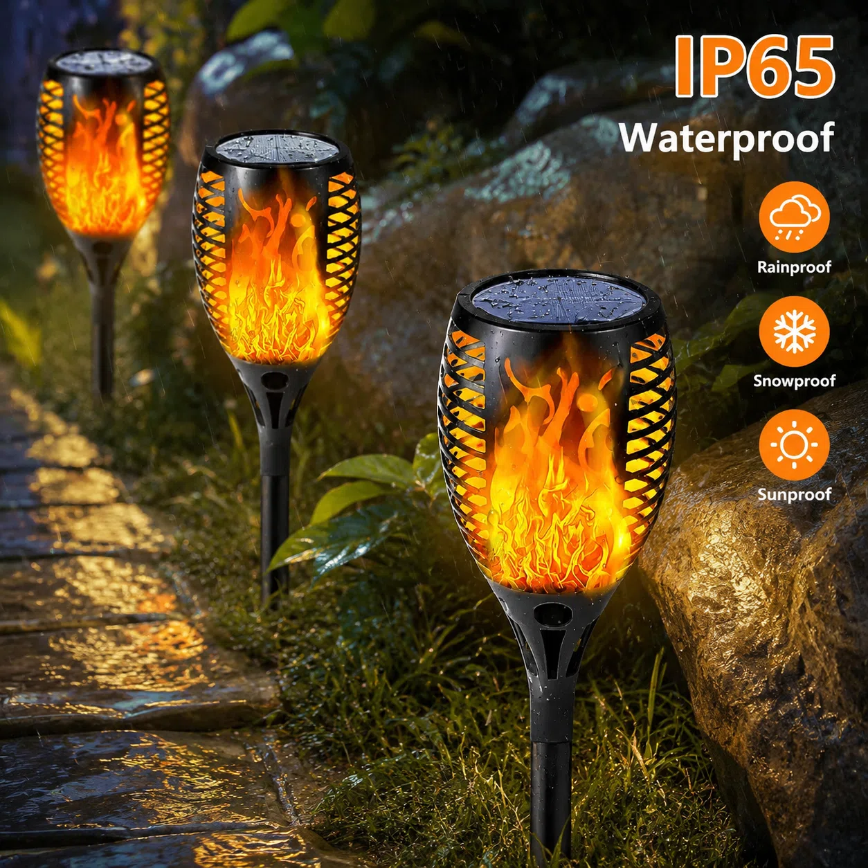 Solar Flame Torch Light — image 3