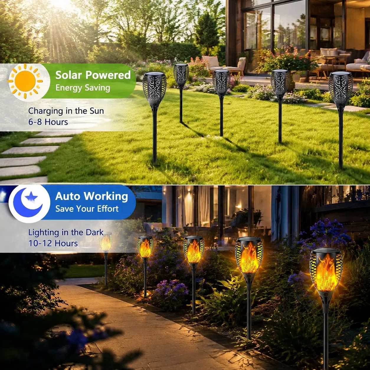 Solar Flame Torch Light — image 4
