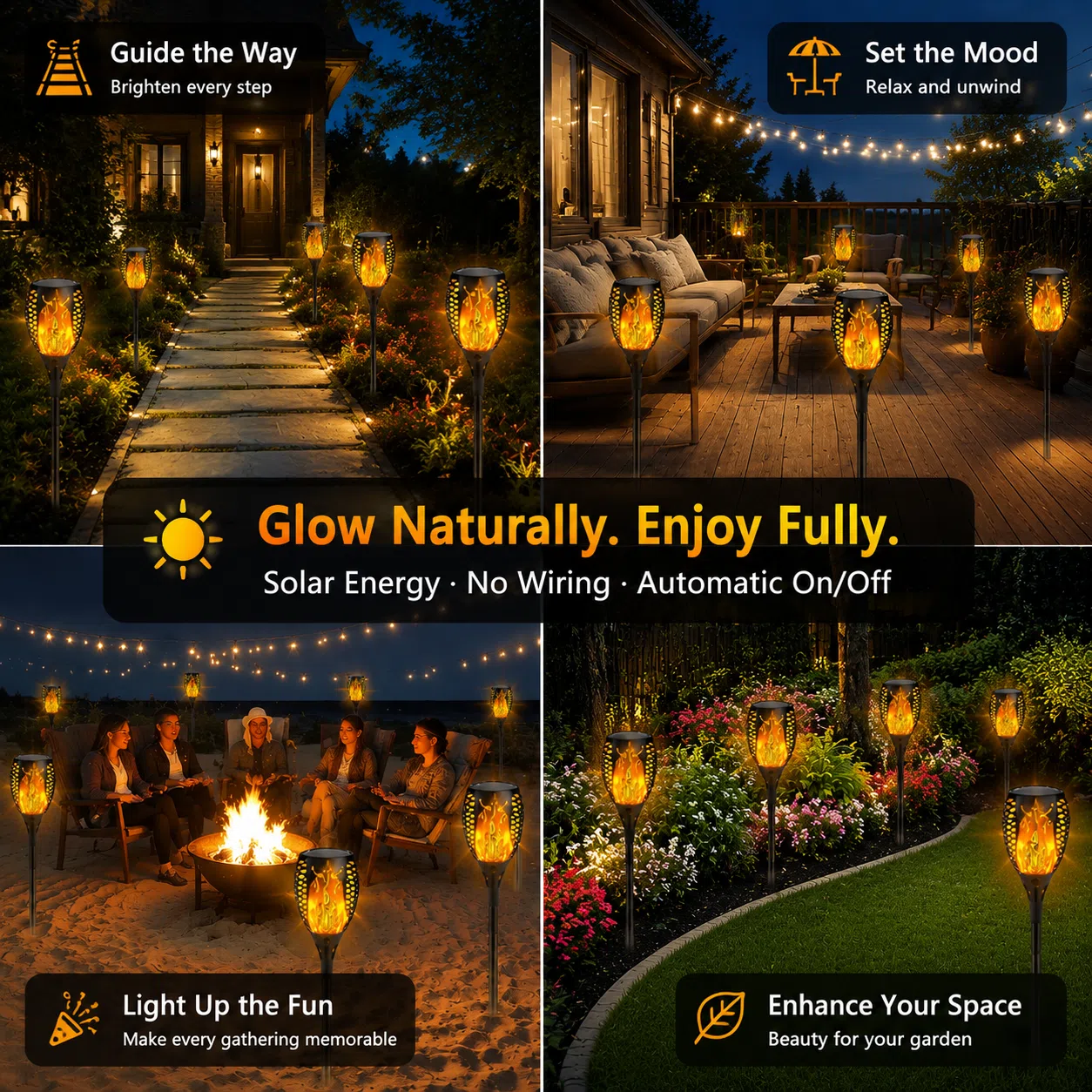 Solar Flame Torch Light — image 5