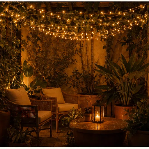 Solar Fairy Copper Wire String Lights — image 5