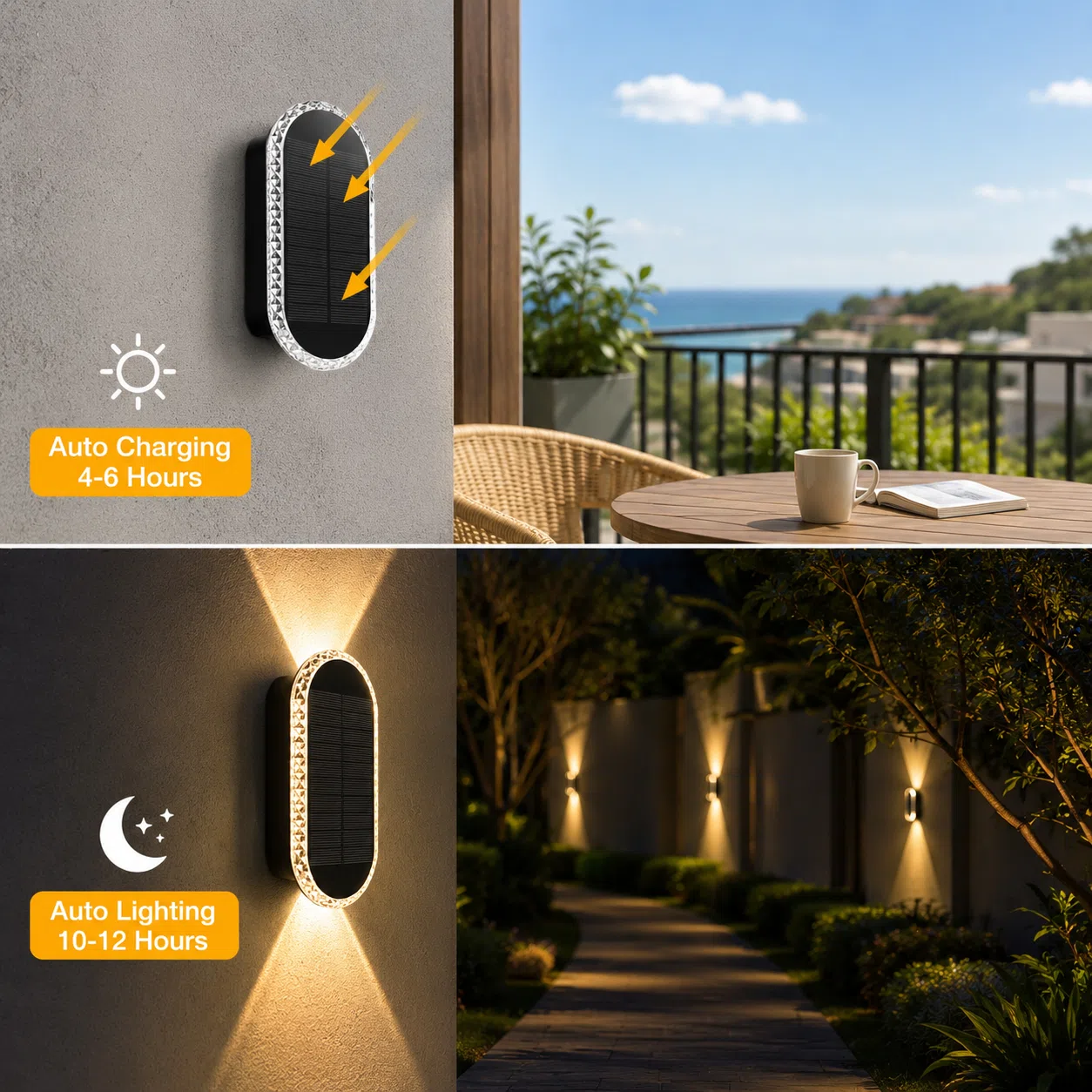 Up-Down Solar Wall Light — image 1
