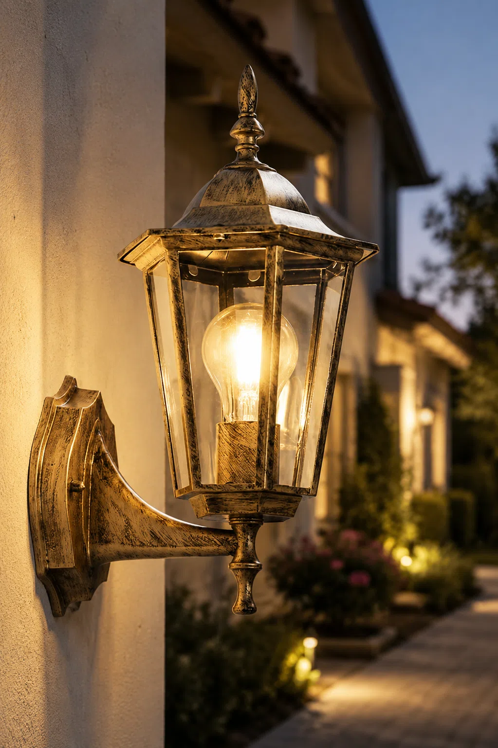 Outdoor Wall Lantern · Solar / AC — image 2