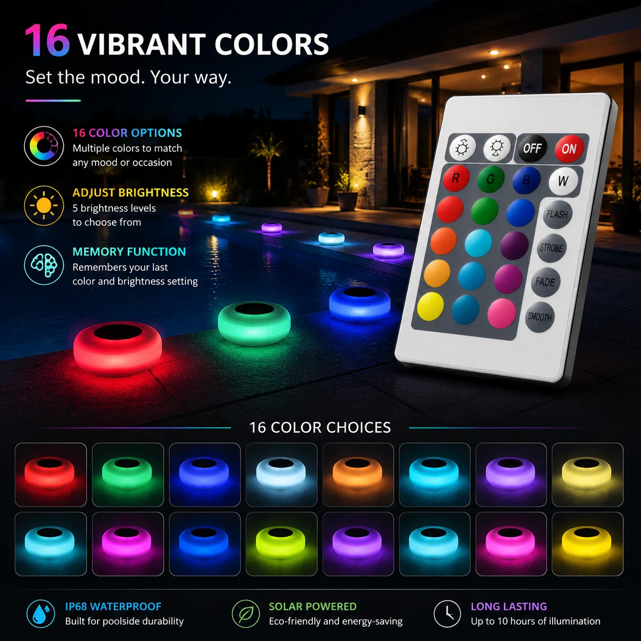 Solar Pool Float Light — image 2