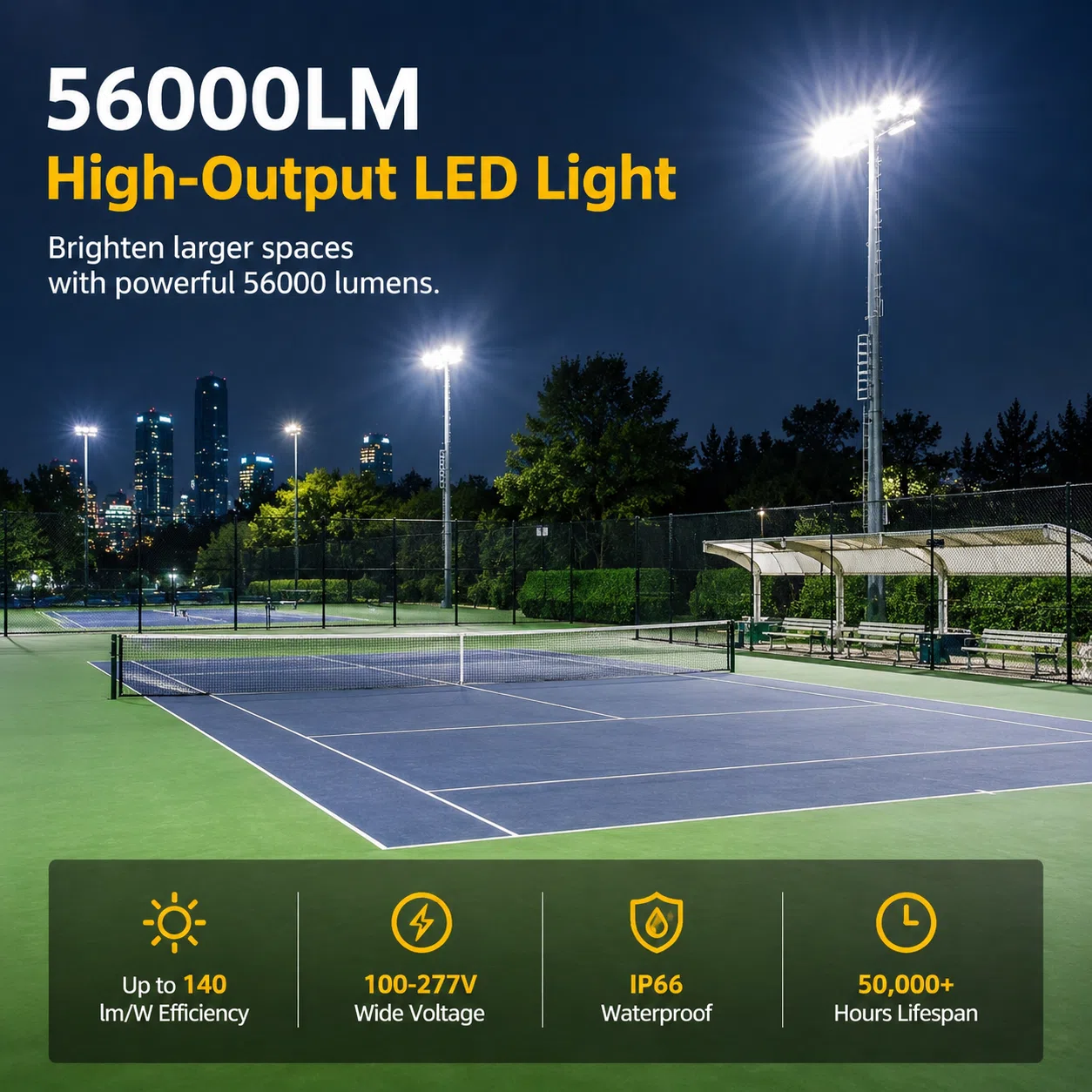 AC LED Floodlight (50–1000W) — image 4