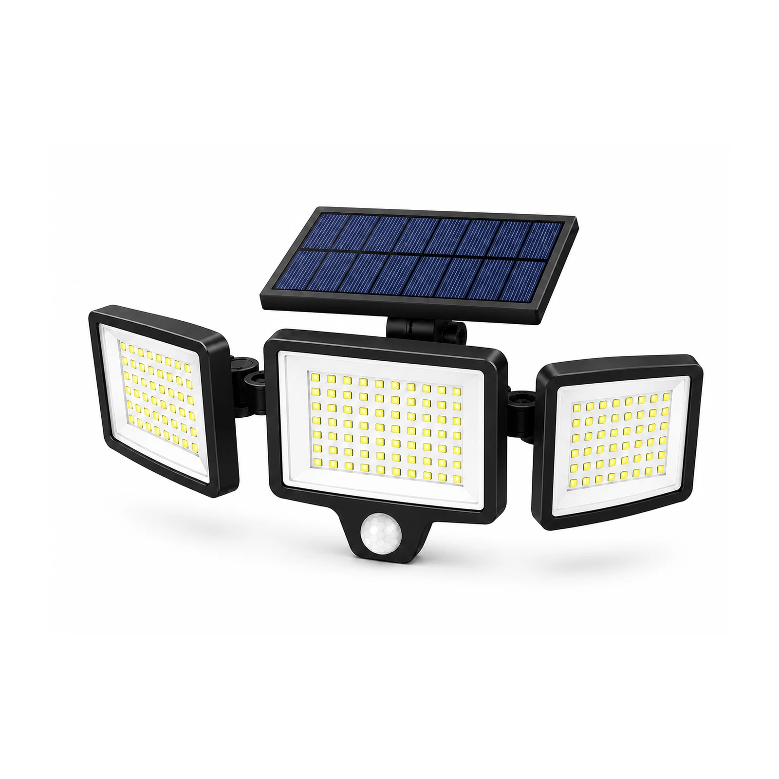 3-Head Solar Motion Flood Light